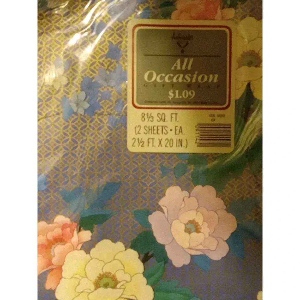 Lot Vintage Gift Wrap Wrapping Paper Sheets Retr All‎ Occasions o